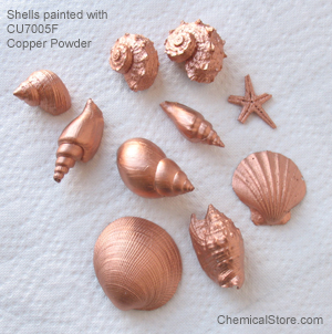 Copper powder with metalic shine can be used to make conductive ink